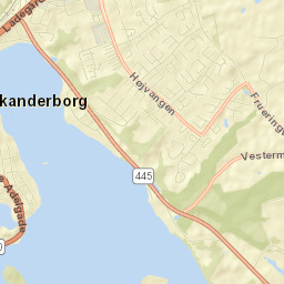 Skanderborg Street Map