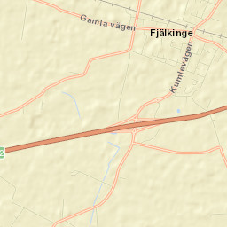 Fjälkinge Street Map