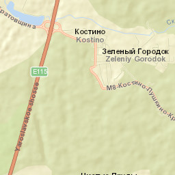 Kostino Street Map