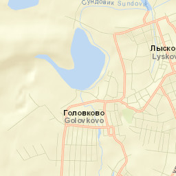 Lyskovo Street Map
