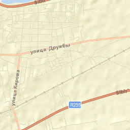 Berezovskiy rayon Street Map