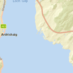 Ardrishaig Street Map