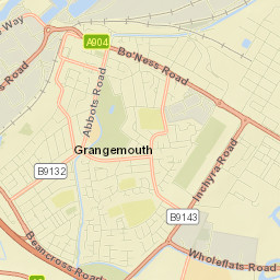 Grangemouth Street Map