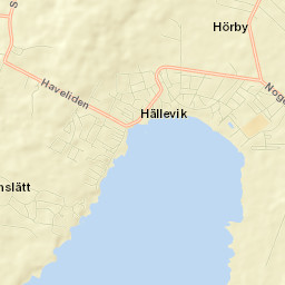 Hällevik Street Map