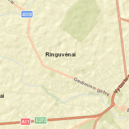 Kuršėnai Street Map