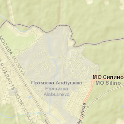 Alabushevo Street Map