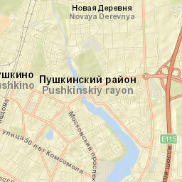 Pushkino Street Map
