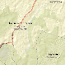 Raduzhnyy Street Map