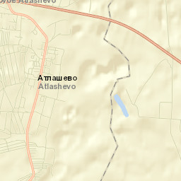 Atlashevo Street Map
