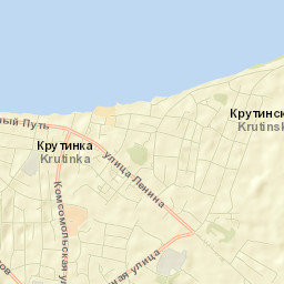 Krutinka Street Map