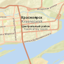 Krasnoyarsk Street Map