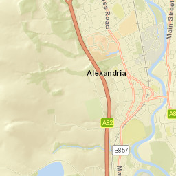 Alexandria, at Vale of Leven Hospital, Alexandria Street Map