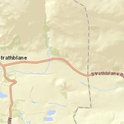 Strathblane Street Map