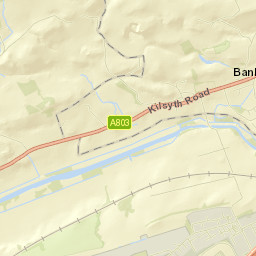 Banknock Street Map