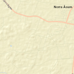 Norra Åsum Street Map