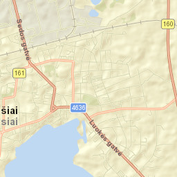 Telsiai Street Map