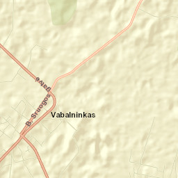Vabalninkas Street Map