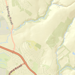 Stirling Road, Alexandria, West Dunbartonshire Street Map