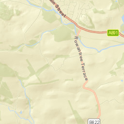 Lennoxtown Street Map