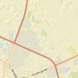 Skjern Street Map