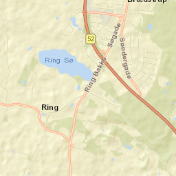 Brædstrup Street Map