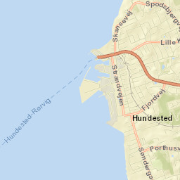 Hundested Street Map