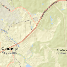 Grebnevo Street Map