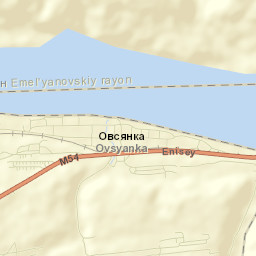 Ovsyanka Street Map
