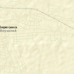 Biryusinsk Street Map
