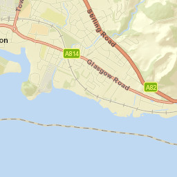 Church Street, Dumbarton, West Dunbartonshire Street Map