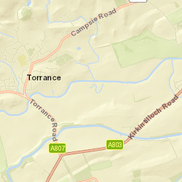 Kirkintilloch Road, Glasgow, East Dunbartonshire Street Map