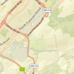 Yule Way, Cumbernauld, Glasgow, North Lanarkshire Street Map