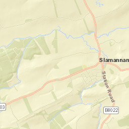 Slamannan Street Map