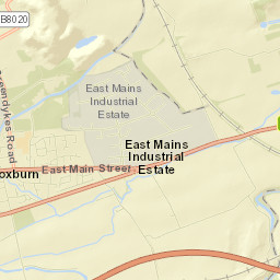 Broxburn Street Map