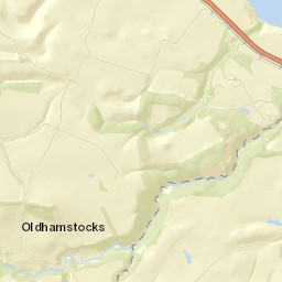 1 Oldhamstocks Mains, Cockburnspath Street Map