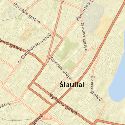Šiauliai Street Map