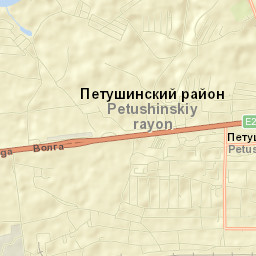 Petushki Street Map