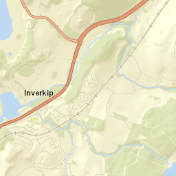 Inverkip Street Map