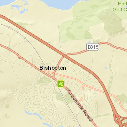 Bishopton Street Map