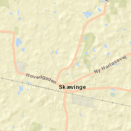 Skævinge Street Map