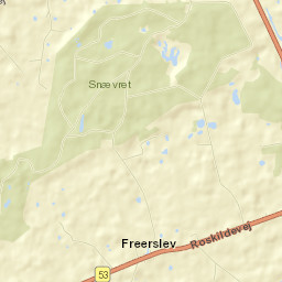 Hillerød Kommune Street Map