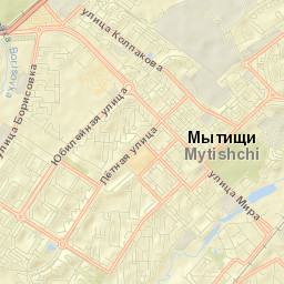 Mytishchi Street Map