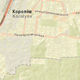 Korolev Street Map