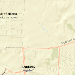 Agidel’ Street Map