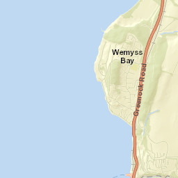 A78, Wemyss Bay, Inverclyde PA16, UK Street Map