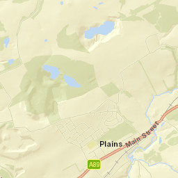 Plains Street Map
