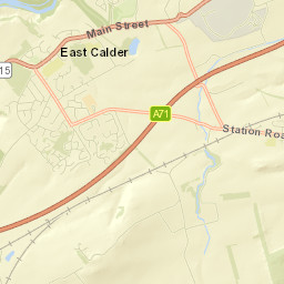 East Calder Street Map