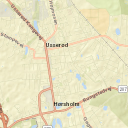 Hørsholm Street Map