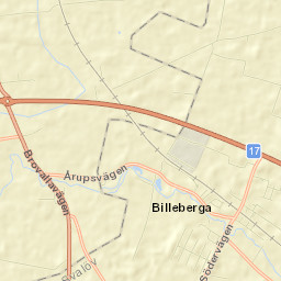 Billeberga Street Map