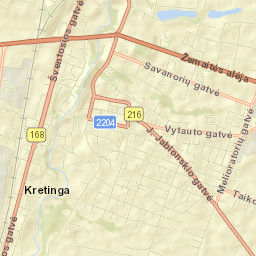 Kretinga Street Map